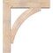 Ekena Millwork Thorton Block Smooth Bracket w/ Offset Brace, Douglas Fir, 7 1/2"W x 34"D x 38"H BKT0806X34X38THR05SDF - alternate 2